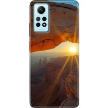 Grabono Xiaomi Redmi Note 12 Pro 4g Kılıf Renkli Desenli Baskı Tasarım Silikon Sun