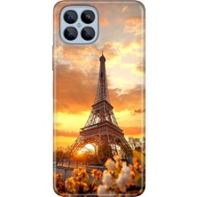 Grabono Omix X600 Kılıf Kılıf Renkli Esnek Silikon Temalı Desenli Tpu Eyfel