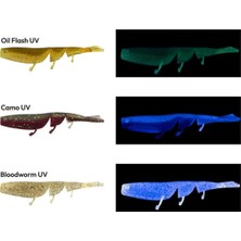 Daiwa Bait Junkie Prawn 7.6 cm Silikon Karides Yem Bloodworm UV