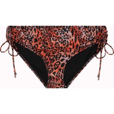 No Gossip Ipli Yan Bağlamalı Desenli Bikini Altı