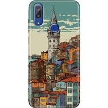 Grabono Vestel Venus E5 Kılıf Desenli Baskılı Hd Özel Tasarım Tpu Silikon Galata