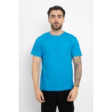 Bisiklet Yaka Günlük Pamuklu Yumuşak Dokulu Comfort Fit Basic T-Shirt