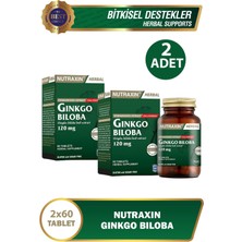 Nutraxin Ginkgo Biloba 60 Tablet 2 Adet