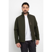 Softshell Içi Polarlı Su Geçirmez Standart Fit Ceket Rüzgar Geçirmez Tam Fermuar Kışlık Unisex Mont