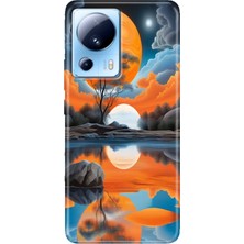 Grabono Xiaomi Mi 13 Lite Kılıf Desenli Mi 13 Lite Design Silikon Afrika