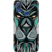 Grabono Vestel Venus E5 Kılıf Desenli Baskılı Hd Özel Tasarım Tpu Silikon Lion Mandala