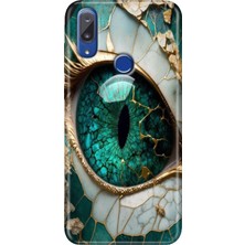 Grabono Vestel Venus E5 Kılıf Desenli Baskılı Hd Özel Tasarım Tpu Silikon Tanrıça Gözü