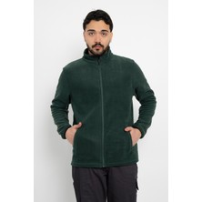 Unisex Anti-Pilling Tüylenme Yapmayan Standart Fit Tam Fermuarlı Soğuk Geçirmez Polar Hırka