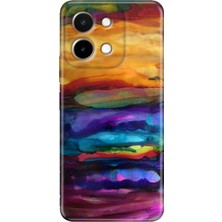 Grabono Vivo Y28 Kılıf 6.68" Desenli Silikon Hd Kapak Sulu Boya