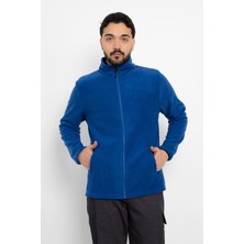 Unisex Anti-Pilling Tüylenme Yapmayan Standart Fit Tam Fermuarlı Soğuk Geçirmez Polar Hırka