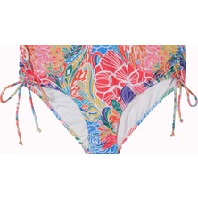 No Gossip Ipli Yan Bağlamalı Desenli Bikini Altı