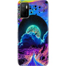 Grabono Xiaomi Redmi Note 11SE Kılıf Renkli Desenli Baskı Tasarım Silikon Dream Road