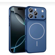 Kılıf Sipariş iPhone 13 Pro Uyumlu 17 Pro Max Görünümüne Çeviren Magsafe Özellikli Glass Telefon Kılıfı