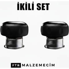 12 Seviyeli Ikili Akıllı Kupa Masaj Seti (Siyah)