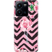 Grabono Vivo Y22S -Y35 Kılıf Renkli Tpu Uv Baskılı Desenli Silikon Flamingo