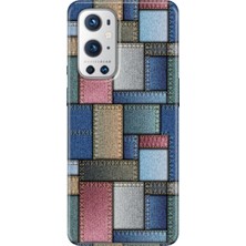 Grabono Oneplus 9 Pro Kılıf Renkli Özel Temalı Desenli Silikon Tpu Jean Pattern