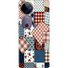 Grabono Vivo V40 Kılıf Desenli Temalı Esnek Silikon Yama