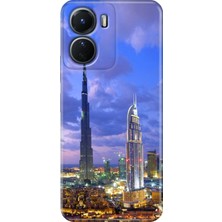 Grabono Vivo Y16 Kılıf Renkli Desenli Özel Tasarım Baskı Silikon Kapak Dubai