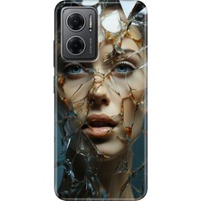 Grabono Xiaomi Redmi Note 11E Kılıf Renkli Özel Temalı Desenli Silikon Tpu Cam Kırığı