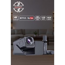 Hepu HP-SP01 Edition Projeksiyon Speaker Mikrofon 3in1 Taşınabilir Android 11 Akıllı Sinema 1gbram 8gbrom