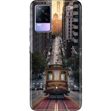 Grabono Vivo V21 Kılıf 6.44 Inc Desenli Silikon Esnek Uyumlu Kapak California