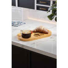 Çavdar Group Yağdanlık Altığı Ahşap Sunum Tabağı 1 Adet Yağlık Standı Çok Amaçlı Sunum Tabağı