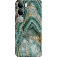 Grabono Vivo V40 Lite Kılıf Renkli Esnek Baskı Silikon Özel Temalı Desenli Granit