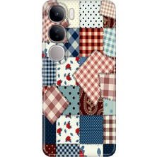 Grabono Vivo V40 Lite Kılıf Renkli Esnek Baskı Silikon Özel Temalı Desenli Yama