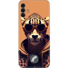 Grabono Reeder S19 Max Pro S Kılıf Silikon Tema Baskı Uv Tiger