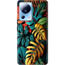 Grabono Xiaomi Mi 13 Lite Kılıf Desenli Mi 13 Lite Design Silikon Renkli Orman