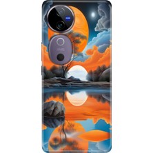 Grabono Vivo V40 Kılıf Desenli Temalı Esnek Silikon Afrika