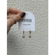 Renda Accessory Su Damlası Küpe