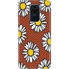 Grabono Xiaomi Redmi Note 9 6.53" Kılıf Renkli Desenli Baskı Tasarım Silikon Puantiye