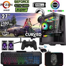 Xaser Blood X150 Ryzen 7 5700X 32GB Ram 1tb M.2 SSD 6gb GTX1660 Super 27 180Hz Oyuncu Tavsiye Sistem