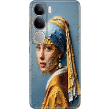 Grabono Vivo V40 Lite Kılıf Renkli Esnek Baskı Silikon Özel Temalı Desenli Inciküpeli