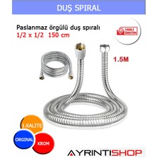 AYRINTISHOP Ayrıntishop Duş Spiral – 150CM Duşakabin Yedek Parça