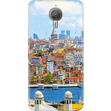 Grabono General Mobile Gm 5 Plus Kılıf Desenli Trend Silikon Istanbul