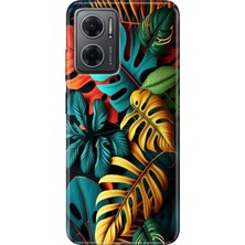 Grabono Xiaomi Redmi Note 11E Kılıf Renkli Özel Temalı Desenli Silikon Tpu Renkli Orman