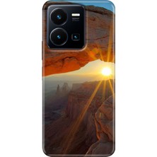 Grabono Vivo Y22S -Y35 Kılıf Renkli Tpu Uv Baskılı Desenli Silikon Sun