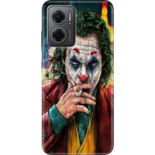 Grabono Xiaomi Redmi Note 11E Kılıf Renkli Özel Temalı Desenli Silikon Tpu Jokker