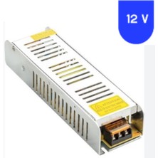 Powerr Led Aydınlatma 12 Volt 12.5 Amper Slim Metal Kasa Trafo