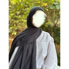 Shalby Tesettür Pamuk Crash Şal Derin Füme