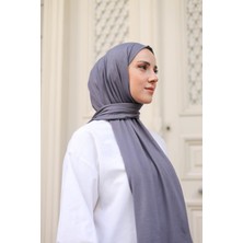 Shalby Tesettür Penye Şal Füme