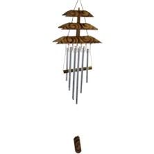 Lowell Home Bambu Metal Çanlı Rüzgar Çanı