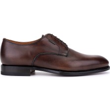 Valentino Erkek Hakiki Deri Kahverengi Klasik Ayakkabı 667 21105 Erk Ayk SK25-26 T.moro