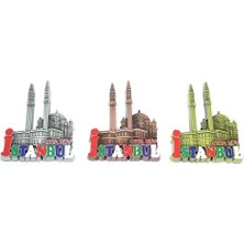 Metal Istanbul Temalı Yöresel Magnet Model 2