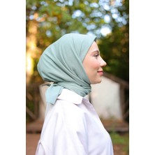 Shalby Tesettür Cotton Pamuklu Eşarp Mint Yeşili