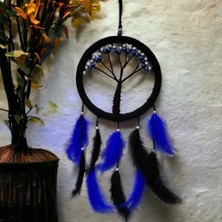 Mavi Incili Hayat Ağacı Dream Catcher