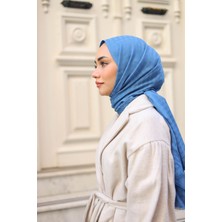 Shalby Kazayağı Kaşmir Tesettür Şal Indigo