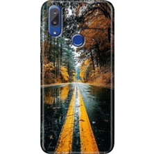 Grabono Vestel Venus E5 Kılıf Desenli Baskılı Hd Özel Tasarım Tpu Silikon Korku Yolu